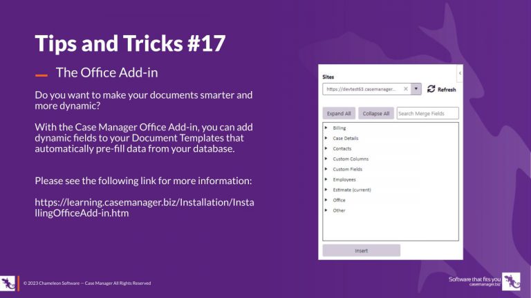 2024 Edition 1 – Case Manager Tips and Tricks – Chameleon Software